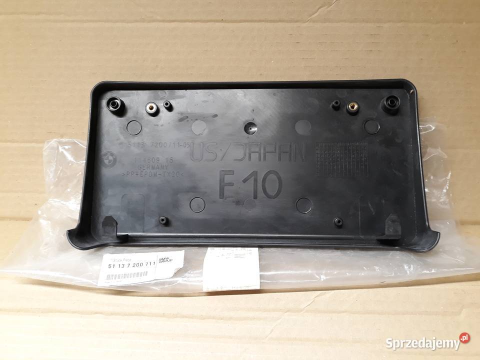 BMW 5 F10 F11 USA RAMKA PODSTAWA TABLICY osobowe