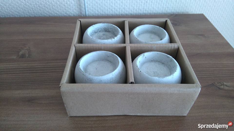 Świeczniki na tealighty kamienne gliniane Warszawa sprzedam