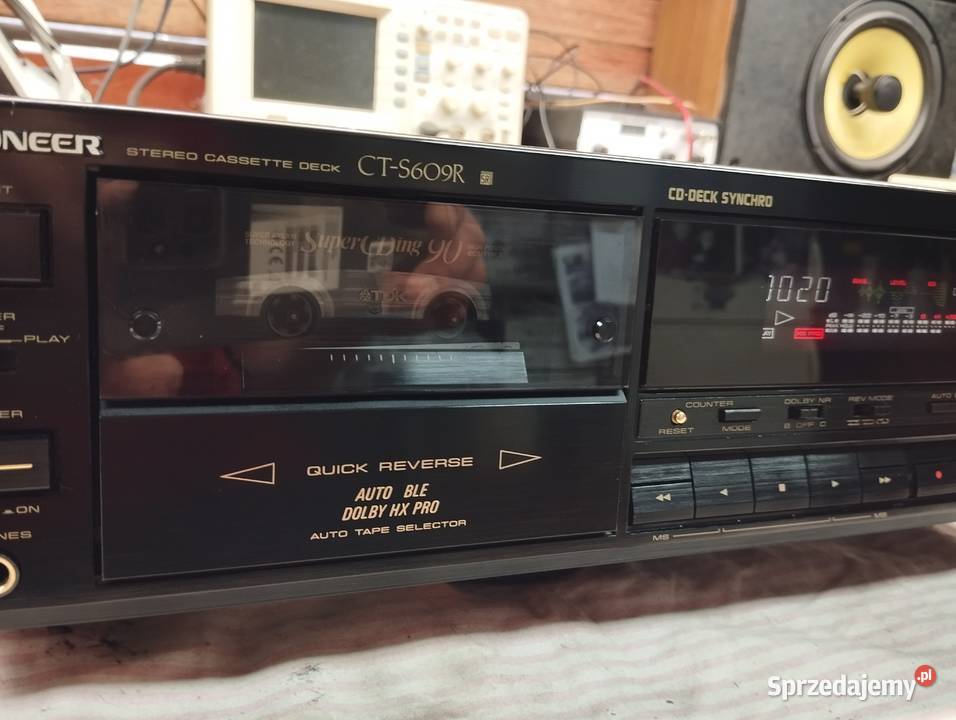Magnetofon kasetowy HiFi Pioneer CTS609R HX Pro Zabrze
