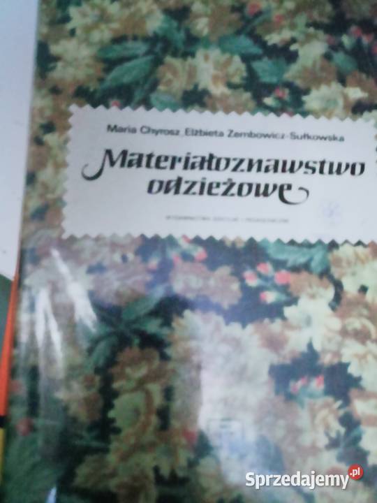 Materiałoznawstwo odzieżowe najtańsze Warszawa