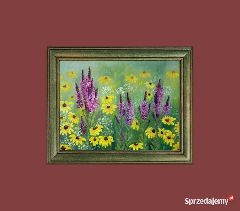 Obraz olejny Łączka Lublin