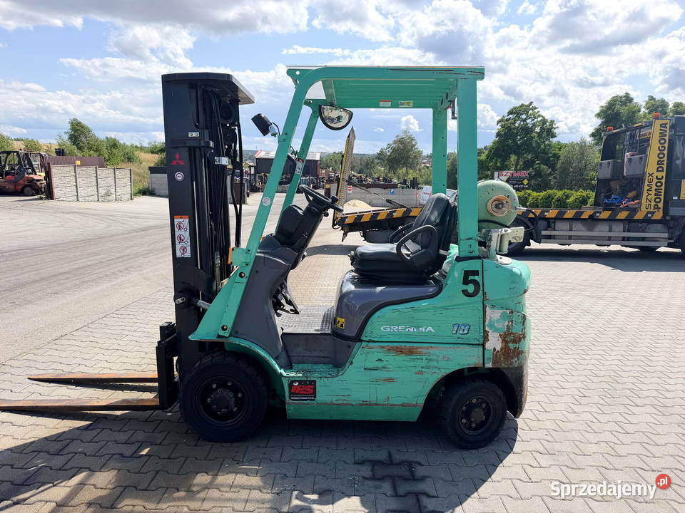 wózek widłowy MITSUBISHI FG18N 1800 Triplex 47m łódzkie