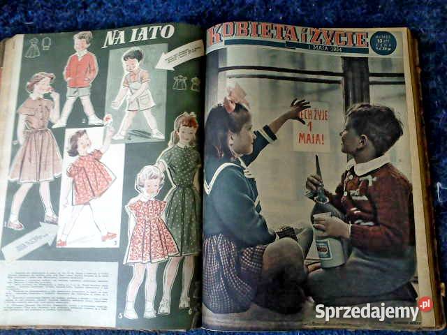 Rocznik gazety Kobieta i Zycie z 1954 oprawiony Zakopane