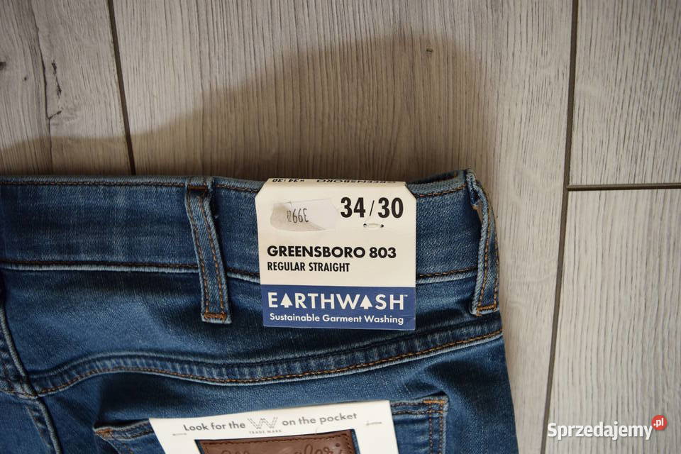 Spodnie Oryginał WRANGLER 34 30 Nowe Okazja Olsztyn