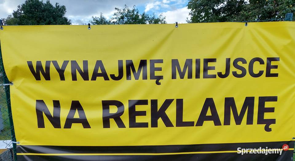 Miejsce na reklamę baner Częstochowa Parkitka