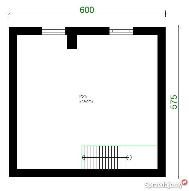 Projekt domu 35m2 z poddaszem Dom na zgłoszeniem Katowice sprzedam