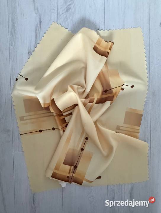 NOWY Obrus brązowy żółty kwadrat 75X75 Łódź sprzedam