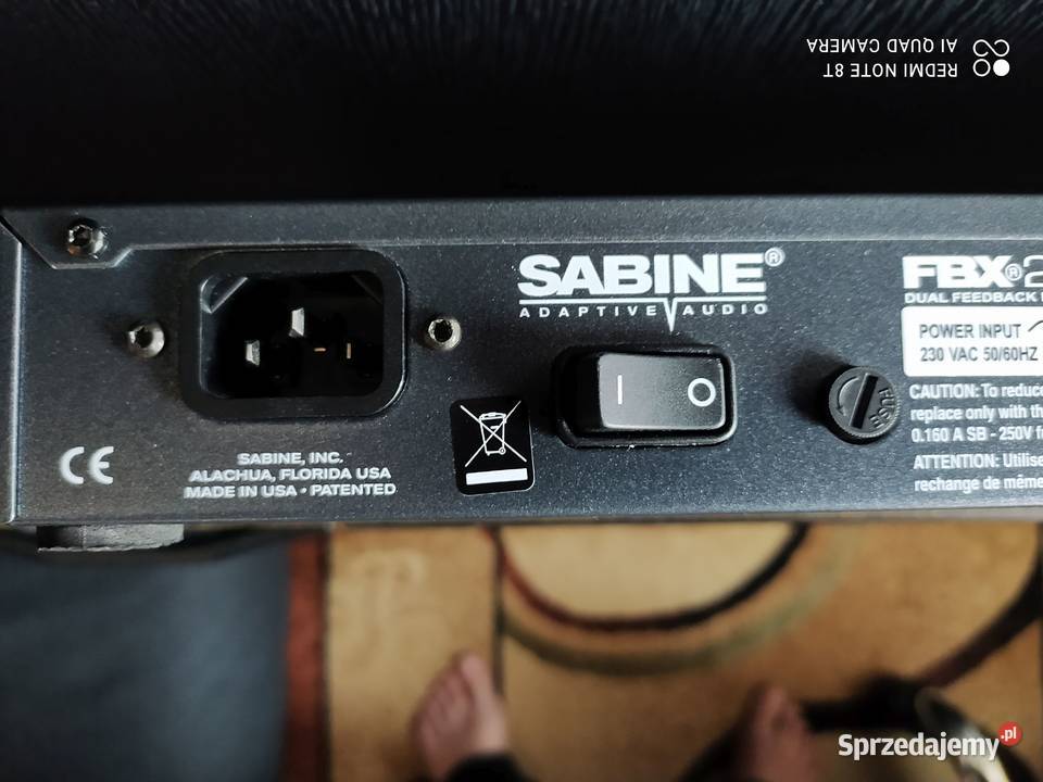 Sabine FBX 2400 eliminator sprzężeń akustycznych Krasnystaw