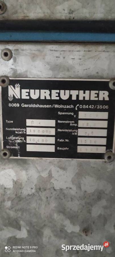 Piec do suszenia chmielu Neurether suszarnia itd lubelskie