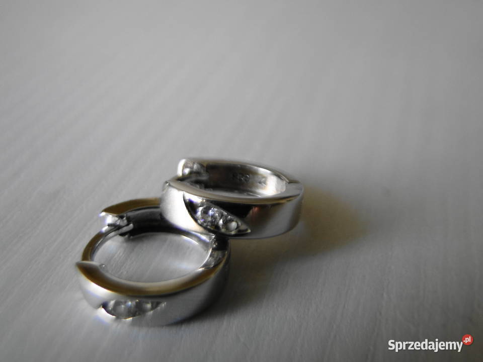 Kolczyki kółka srebro 925 Kolczyki Warszawa sprzedam