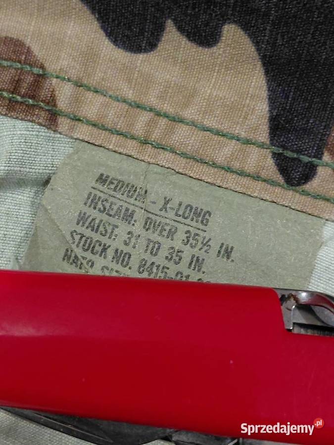 Spodnie BDU woodland medium x long ripstop 2 dolnośląskie Wrocław sprzedam