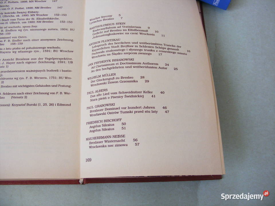 Wrocław liryczny Z teki Grottgera Cztery wieki poezja dolnośląskie Oborniki Śląskie