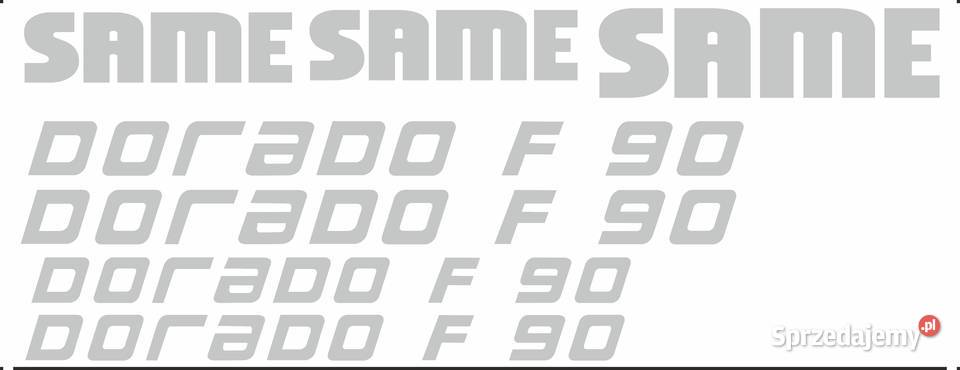 Naklejki Same Dorado f90 i inne modele super Pozostałe Bydgoszcz