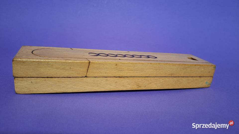 PIÓRNIK DREWNIANY vintage PRL używany rozkładany Kraków