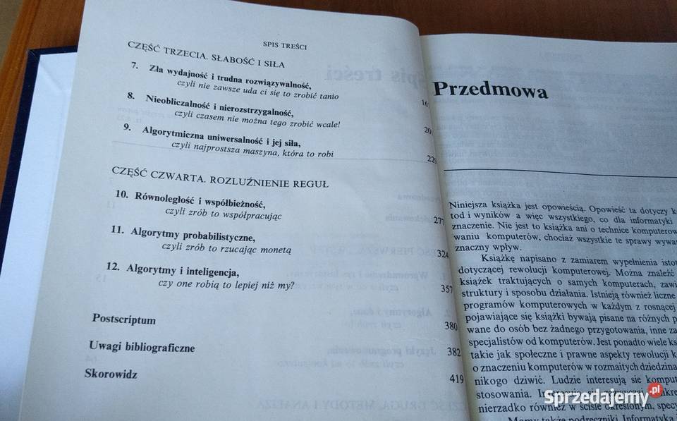 Rzecz o istocie informatyki algorytmika Harel ISBN 832041525X Gdańsk