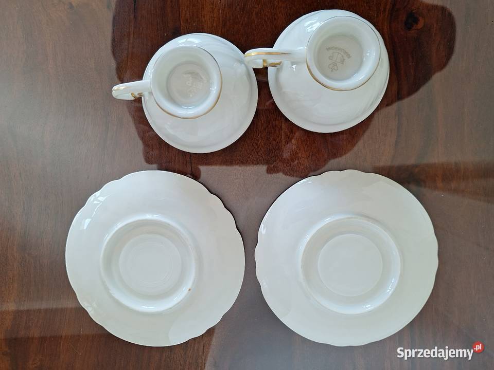 KP Karlskrona porcelana duo filiżanka i spodek 2 pomorskie Gdańsk