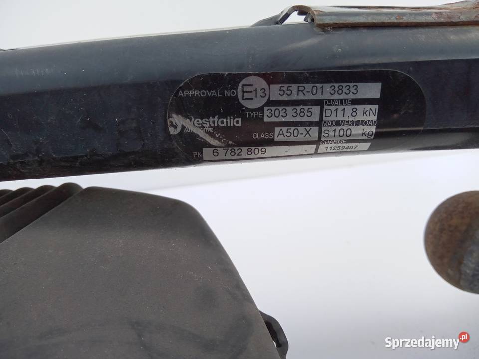 HAK HOLOWNICZY ELEKTRYCZNY WESTFALIA BMW 5 F10 Pozostałe wielkopolskie Nowy Tomyśl