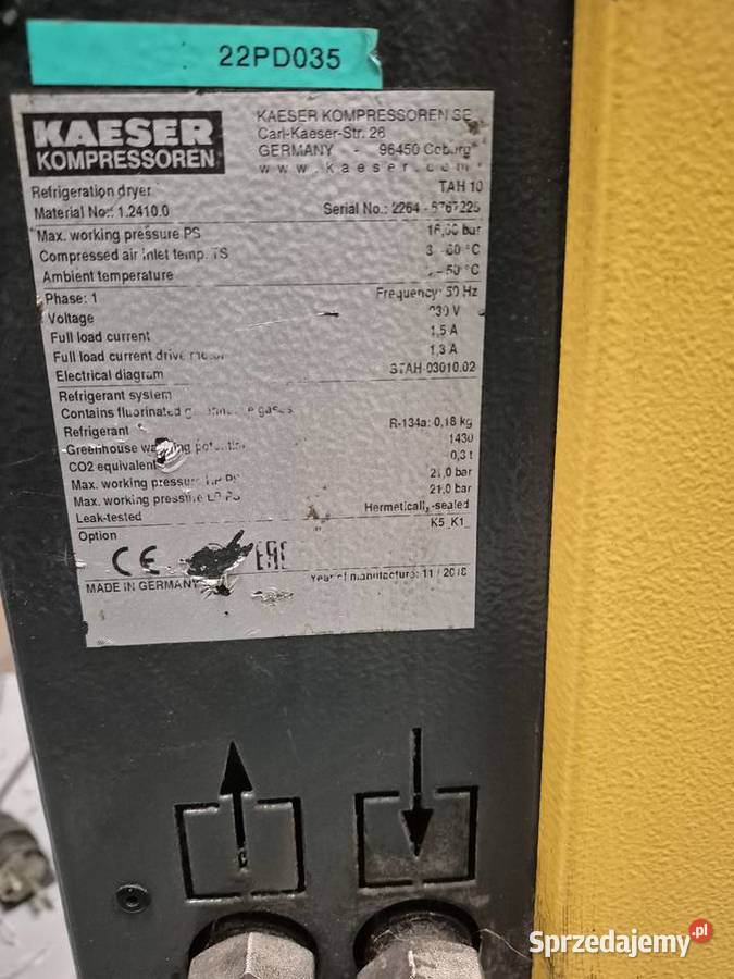 Osuszacz Kaeser sprężonego powietrza pod Zambrów