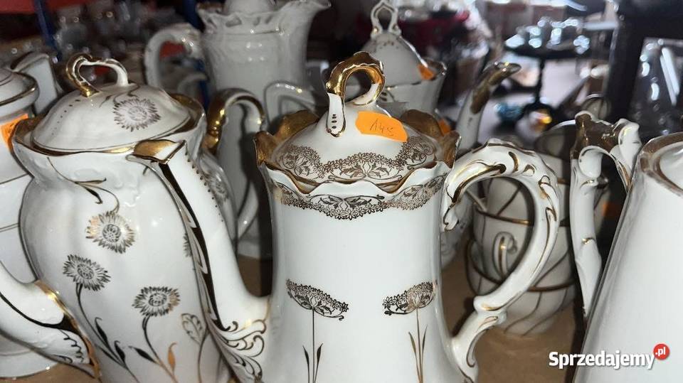 Filiżanka Secesja Dmuchawce Bez sygnatury biało Gdańsk sprzedam