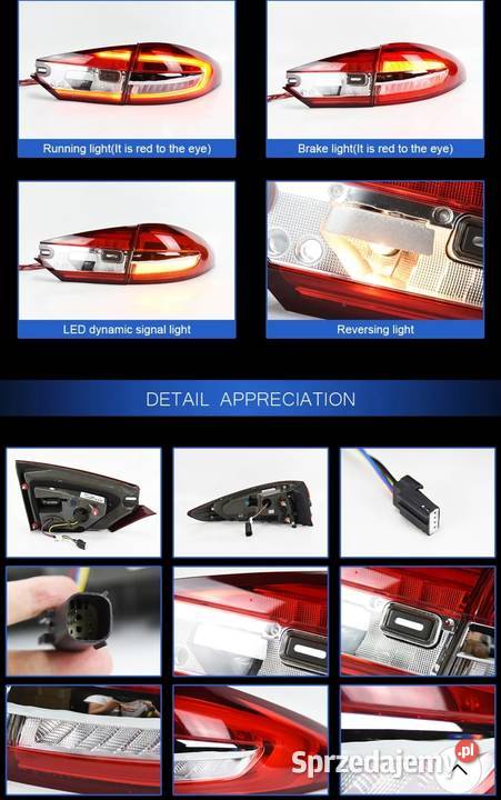 WYPRZEDAŻ NOWE lampy tylne lampa tył Ford Fusion Bełchatów