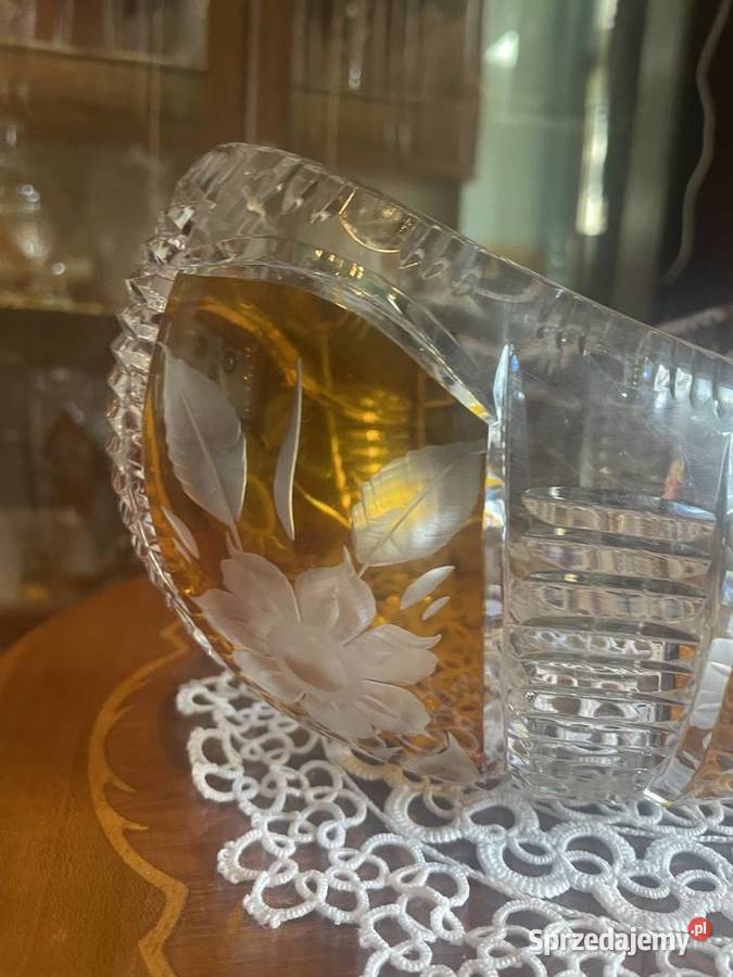 Kryształ zardiniera palona 6 pol Grawerowany na Pozostałe Jelenia Góra