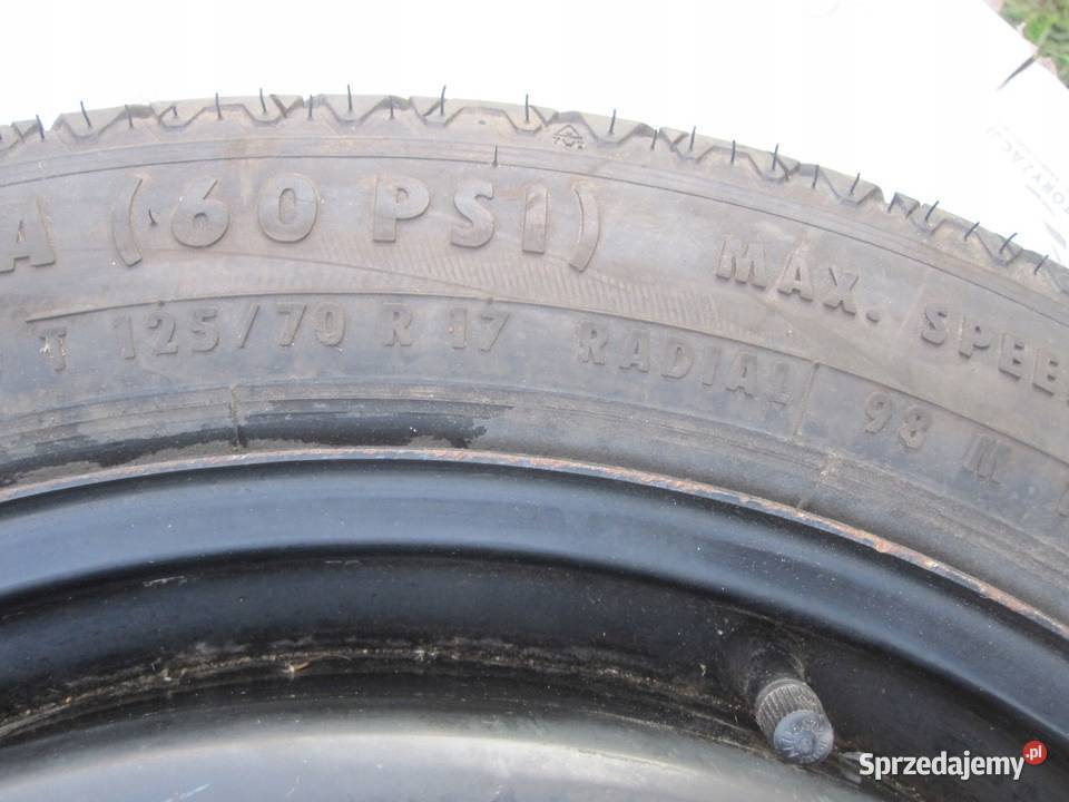 OPEL INSIGNIA koło dojazdowe 1257017 98M 5x120 świętokrzyskie