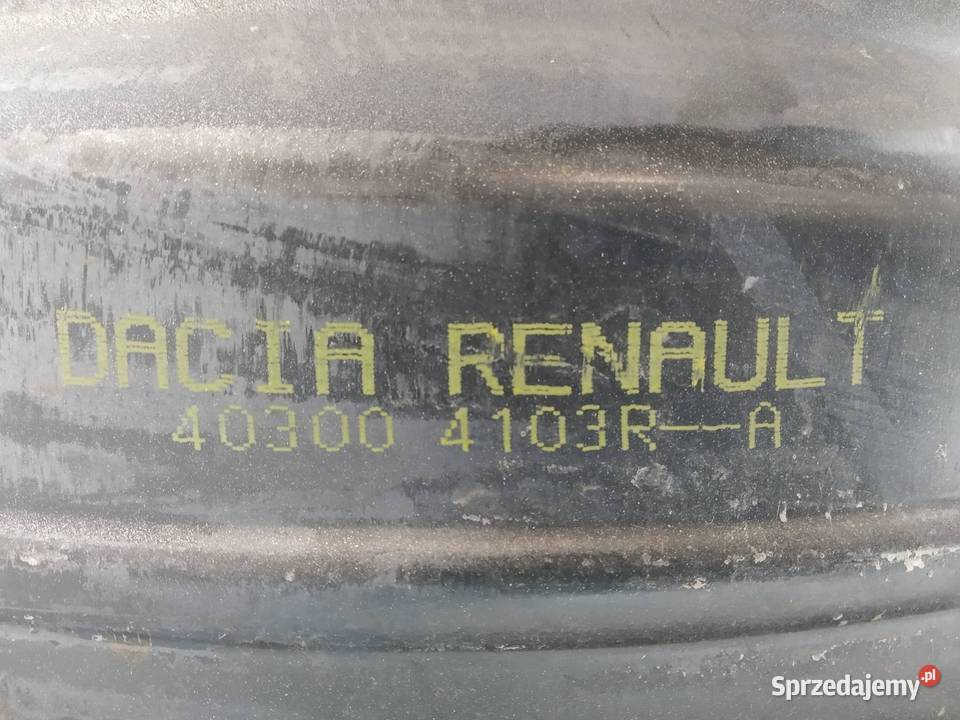 FELGA STALOWA R15 4X100 ET40 OC60MM 6JX15H2 stalowe