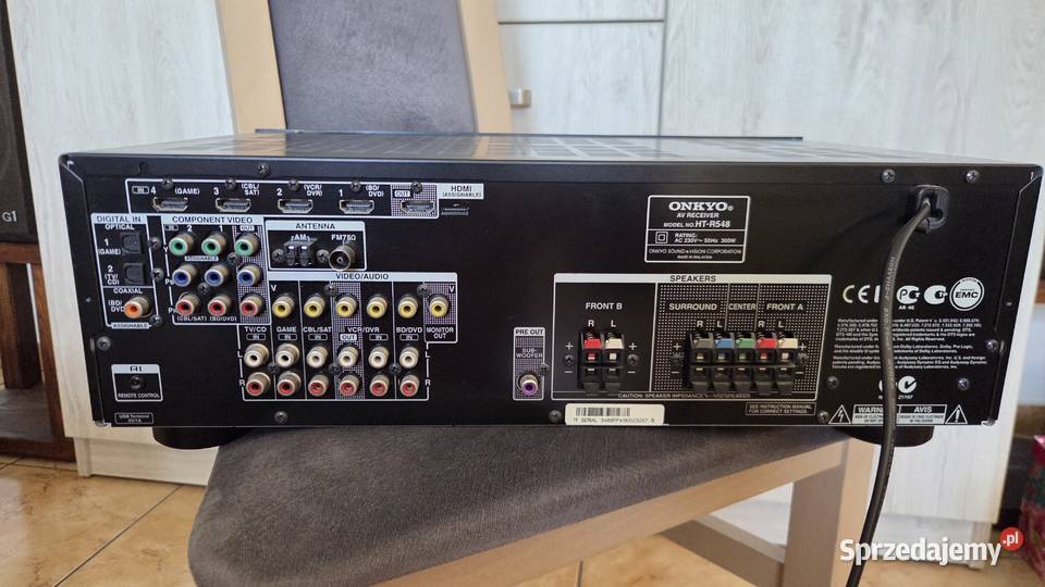 Amplituner 51 Onkyo HTR548 kujawsko-pomorskie Toruń