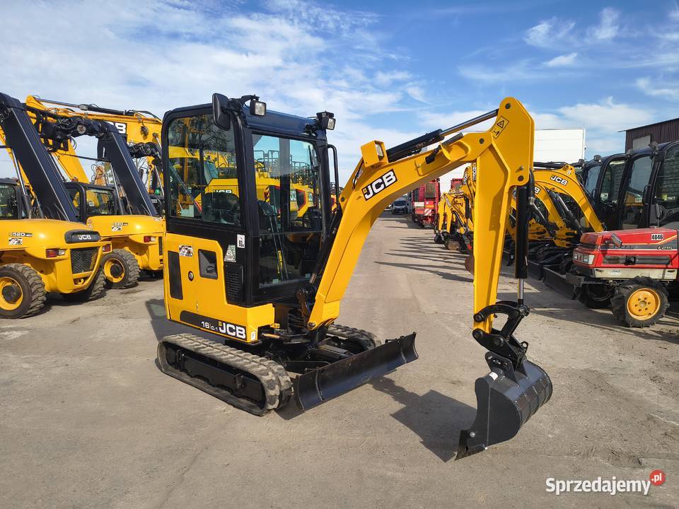 MINIKOPARKA GASIENICOWA 18 TONY JCB CAT VOLVO