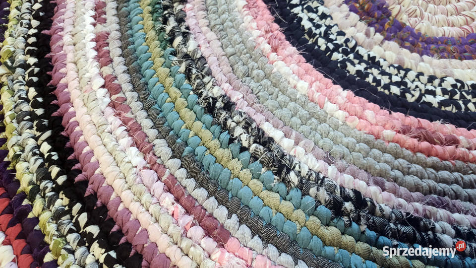 Chodnik dywanik 125 rękodzieło zero waste łódzkie sprzedam