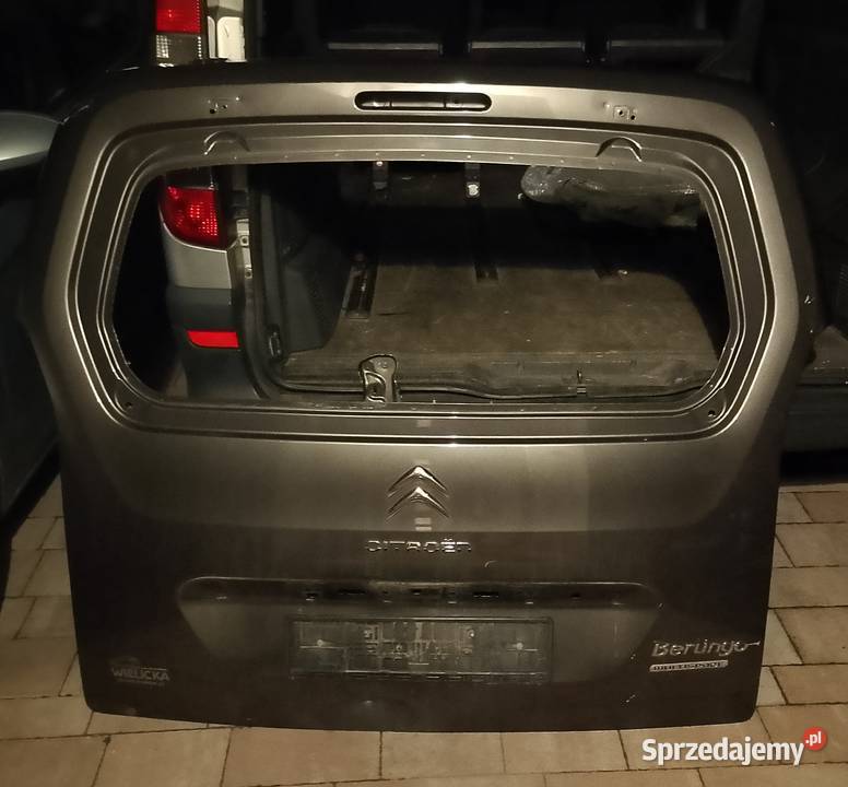 Tylna tylnia klapa bagażnika citroen Berlingo 2 Klapy bagażnika podkarpackie Rzeszów
