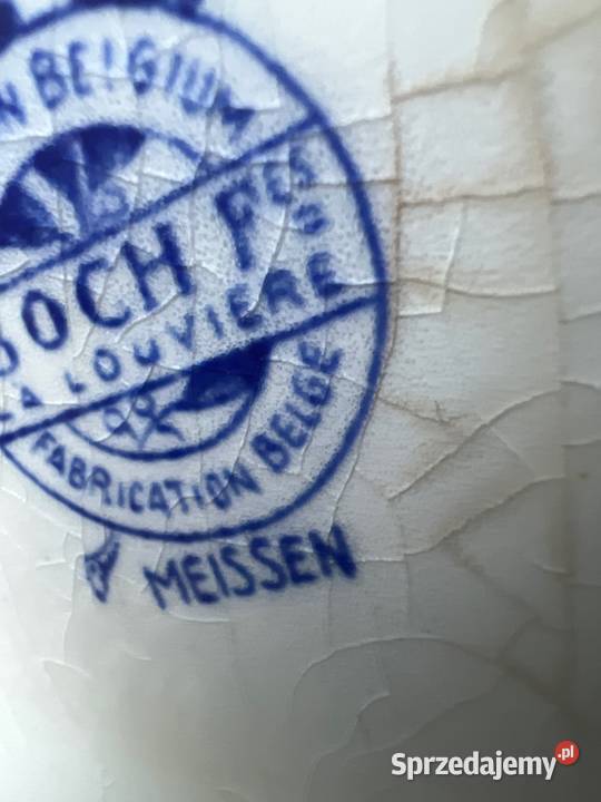 Dzbanek porcelanowy sygnowany Meissen do