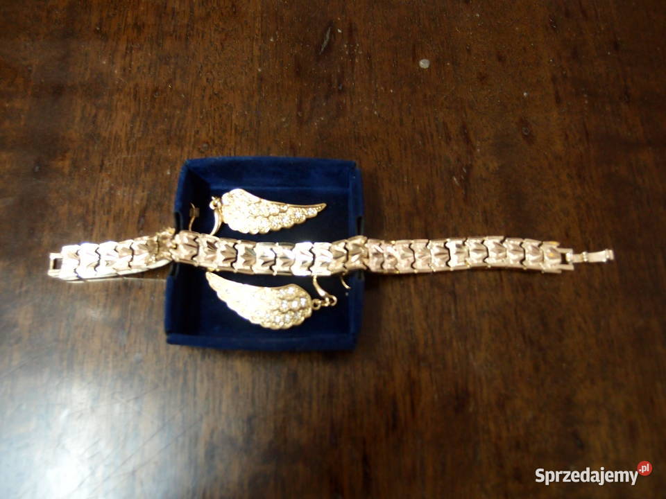 biżuteria damska zestaw kolczyki i bransoletka Łódź