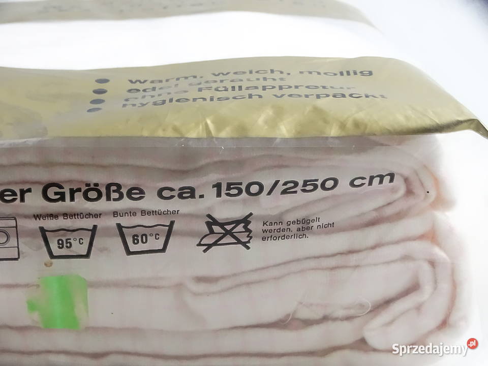 Kultowe Prześcieradła Biber Vintage z RFN Nowe Biłgoraj