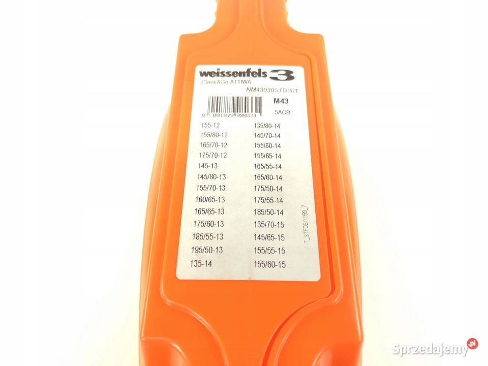 ŁAŃCUCHY ŚNIEGOWE WEISSENFELS CLACK GO M43 9MM