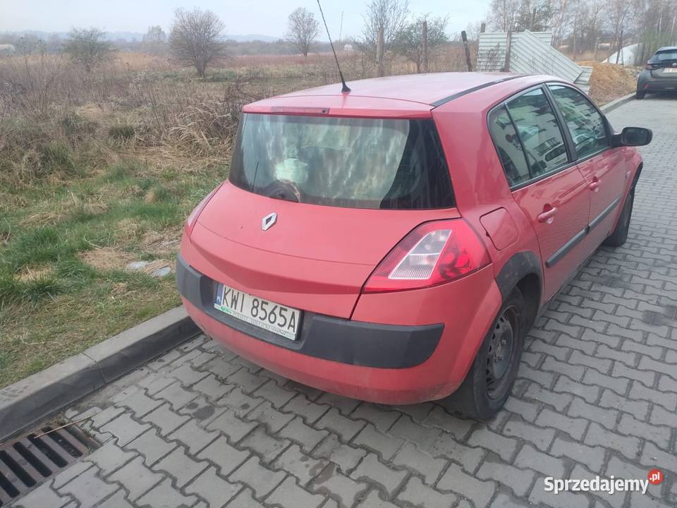 Syndyk sprzeda Renault Megane II Rok produkcji 2003 małopolskie Kraków