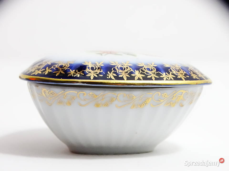 Porcelanowe puzderko dekoracyjne Made in Germany Biłgoraj