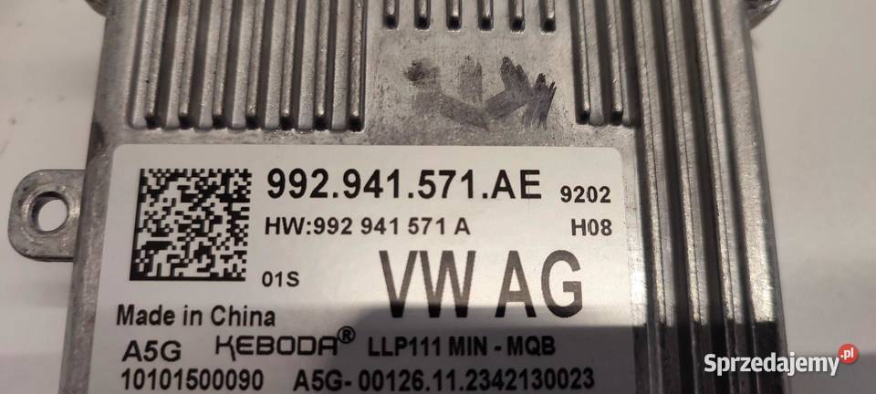 SEAT ARONA MODUŁ PRZETWORNICA LED 992941571AE sprzedam