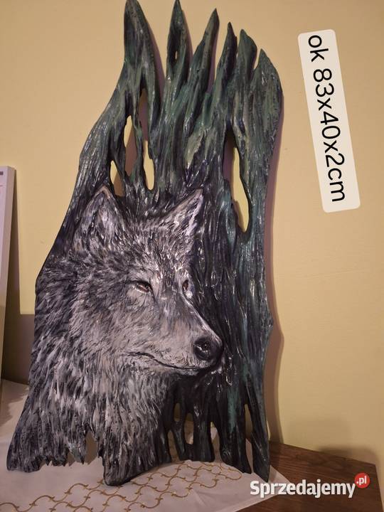 Płaskorzeźba wilk podkarpackie Strzyżów