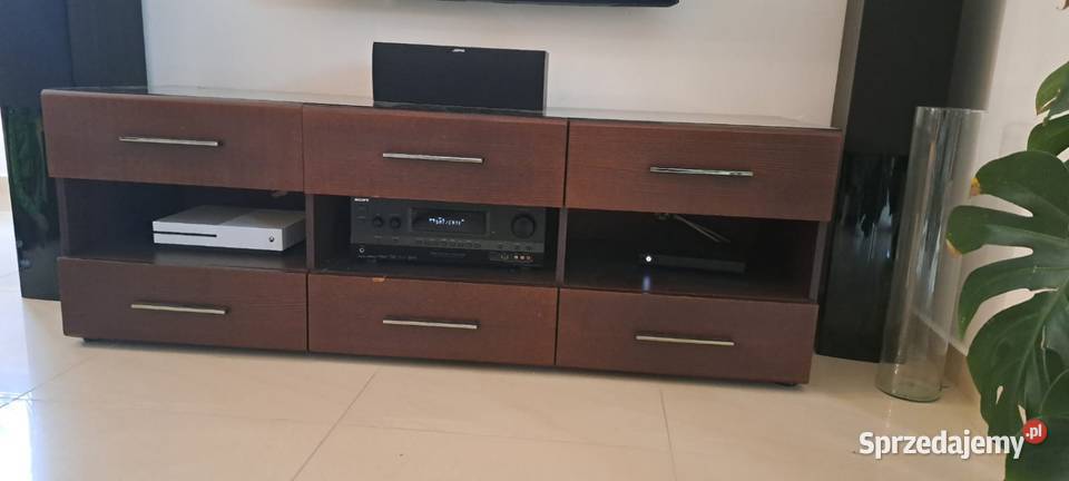 Komoda Rtv ciemny brąz Kłaczyna