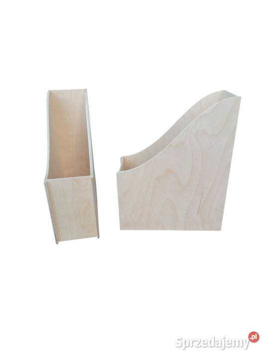 Drewniane pudełko stojak pod sklejkę plexikorale Skawica