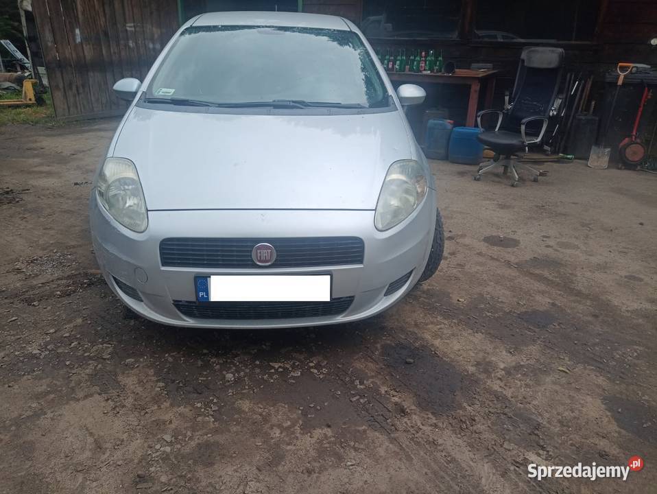 Fiat Grande Punto KOMPLETNY przód Zderzak Lampy Tychy sprzedam