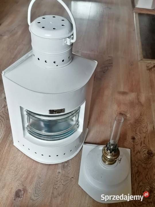 Duża Lampa okrętowa na naftę Atrt Deco z łat 50 Kraków sprzedam