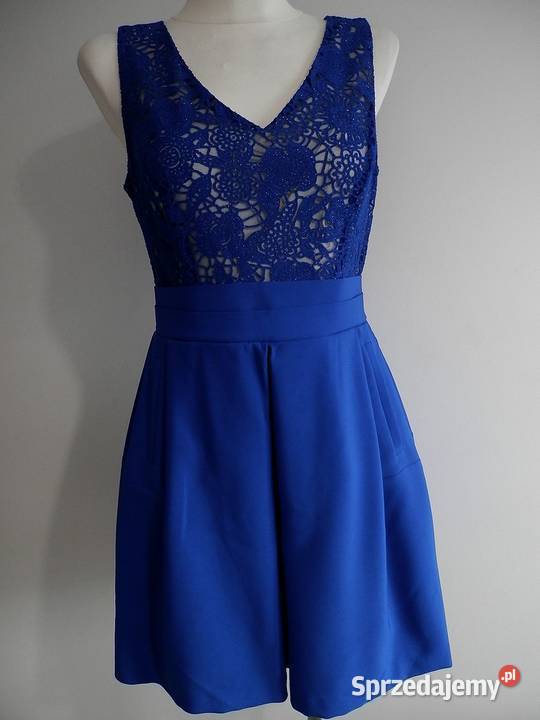 Sukienka Imprezowa Wieczorowa Rozkloszowana z