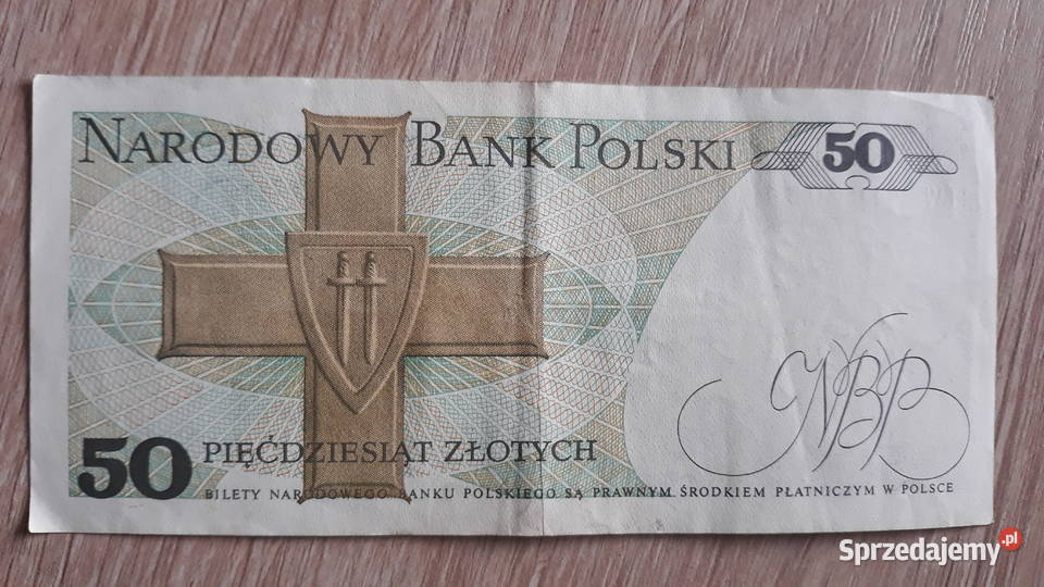 50 złotych 1 XII 1988 r seria HW Numizmatyka wielkopolskie Konin