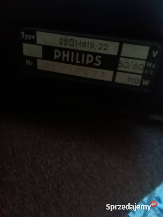 Philips 22GH919 wzmacniacz vintage 60s Płock