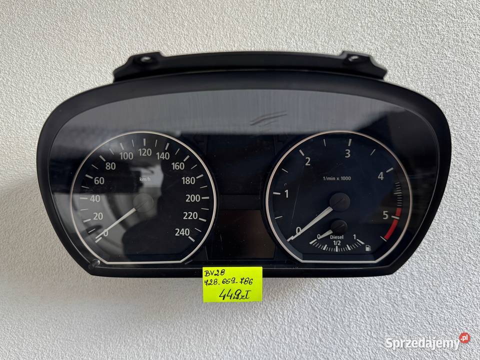 LICZNIK PRĘDKOŚCIOMIERZ ZEGARY BMW S1 E81 E87 Warszawa