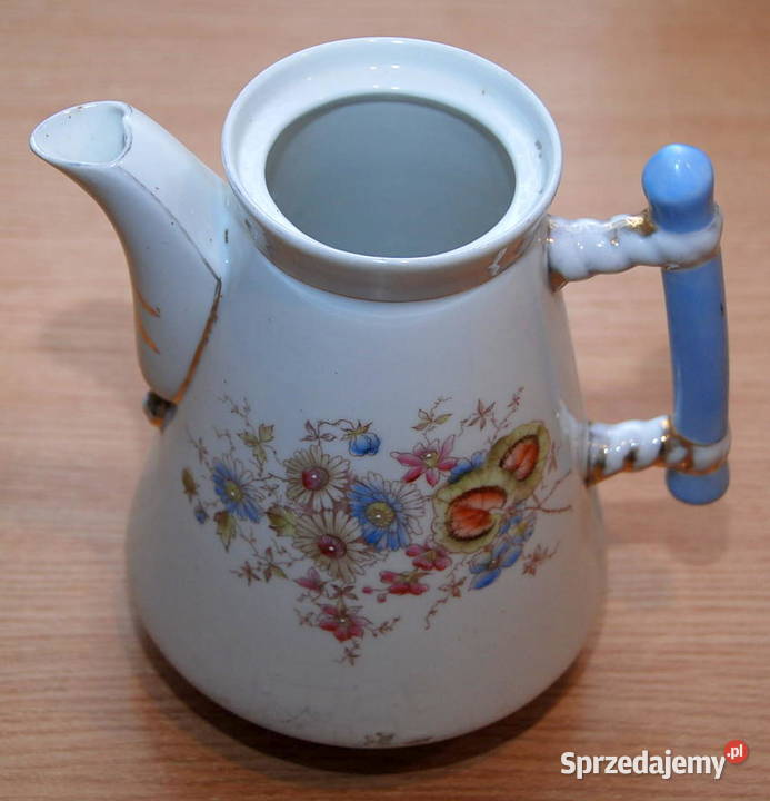 Duży Porcelanowy Dzbanek do kawy Śląsk Warszawa
