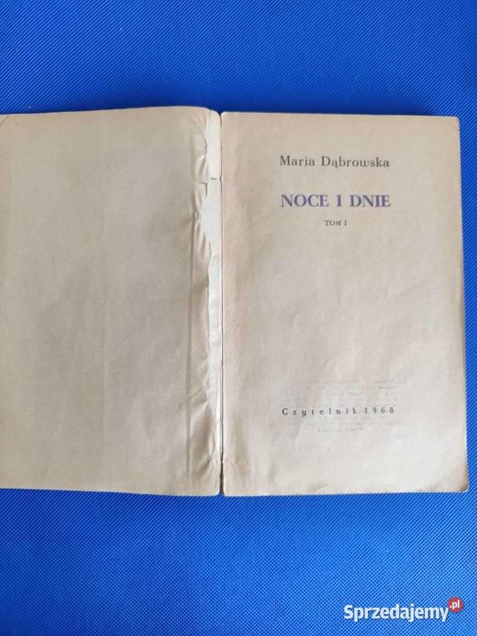 Noce i dnie tomy 12 Maria Dąbrowska wyd z 1968 r Antykwariat Katowice