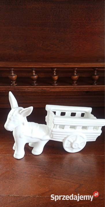 Figurka osiołka z wózkiem Pereiras Made in